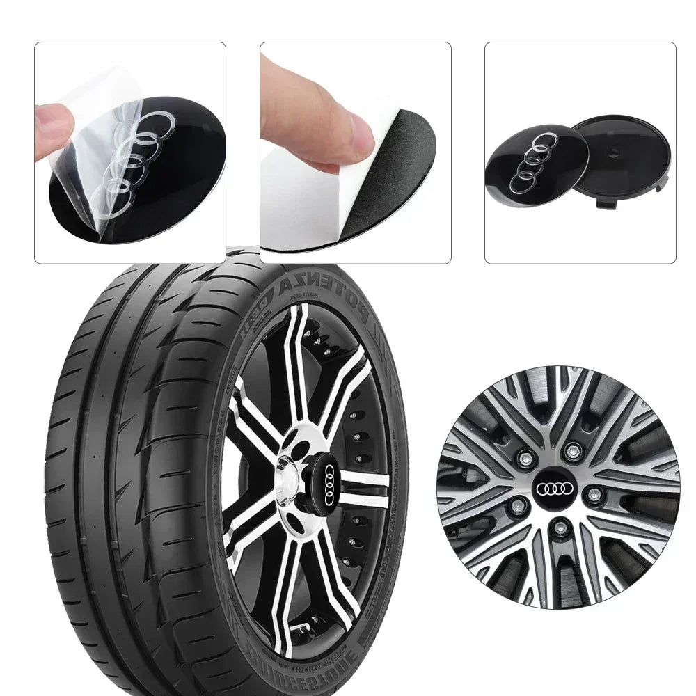 Sleek Car Wheel Hub Caps
