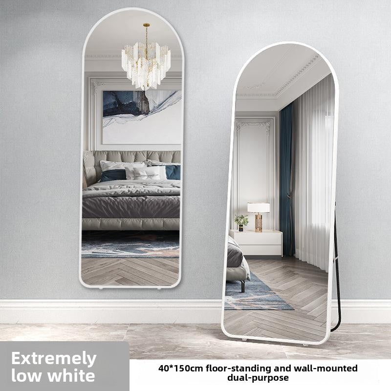 Arched Metal Dressing Mirror