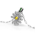 Daisy Diamond Pendant Necklace